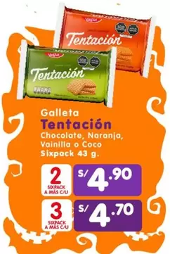 Tentación - Galleta
