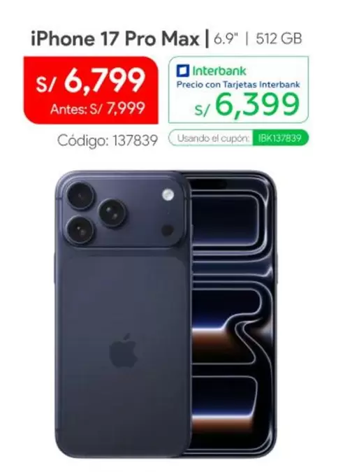 Apple - iPhone 17 Pro Max | 6.9" | 512 GB