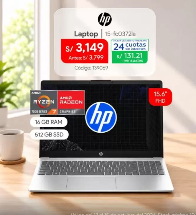 Hp - Laptop 15-fc0372la