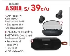 Oster - AM-38BT-N, PMBT-75N