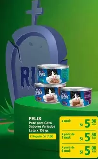 Gato - Paté para Sabores Variados Lata