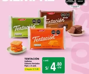 Tentación - Galletas