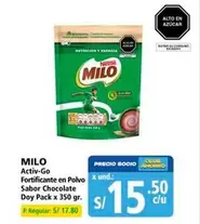 Milo - Fortificante en Polvo Sabor Chocolate Doy Pack