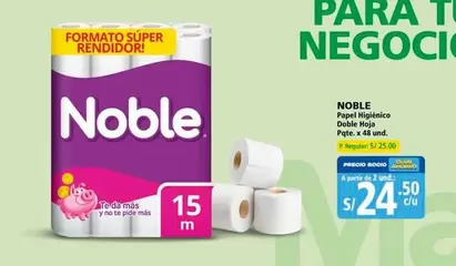Noble - Papel Higi00nico Doble Hoja