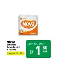 Nova - Servilleta Doblada en 2