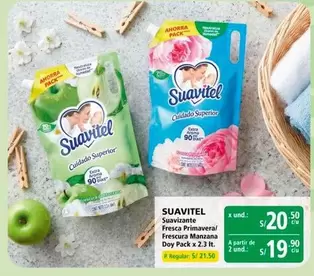 Suavitel - Suavizante Frescura Primavera Frescura Manzana Doy Pack
