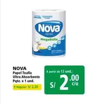 Nova - Papel Toalla Ultra Absorbente