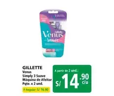 Gillette - Simply 3 Suave Máquina de Afeitar