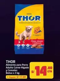 Thor - Alimento para Perro Adulto Carne-Higado y Cereales