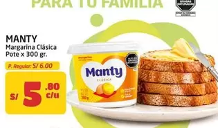 Manty - Margarina Clásica Pote
