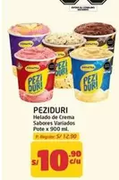 Peziduri - Helado de Crema Sabores Variados