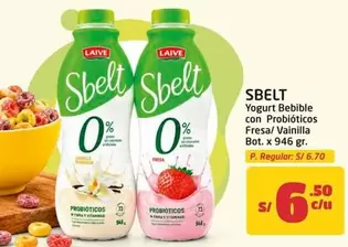 Sbelt - Yogurt Bebible con Probi0ticos