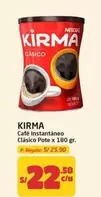Kirma - Café Instantáneo Clásico Pote