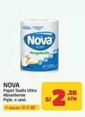 Nova - Papel Toalla Ultra Absorbente