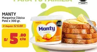 Manty - Margarina Clásica Pote