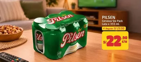 Pilsen - Cerveza Six Pack Lata