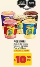 Peziduri - Helado de Crema Sabores Variados