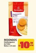 Redondos - Hamburguesa de Pollo