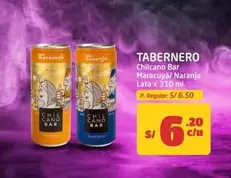 Tabernero - Chilcano Bar Maracuya/Naranja Lata