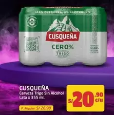 Cusqueña - Cerveza Trigo Sin Alcohol Lata