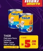 Thor - Paté para Perro Cachorro Sabor Carne