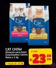 Cat Chow - Alimento para Gatos Esterilizados/Gatitos
