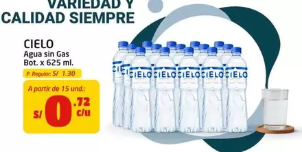 Cielo - Agua sin Gas Bot.