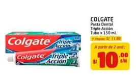 Colgate - Pasta Dental Triple Acción Tubo
