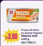 Trozo de Atún en Aceite Vegetal