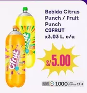 Cifrut - Bebida Citrus Punch / Fruit Punch