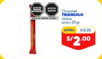 Chocolate TRIÁNGULO clásico