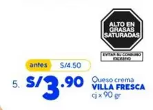 Queso crema
