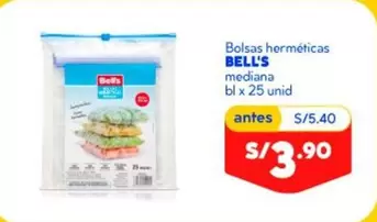 Bell's - Bolsas herméticas