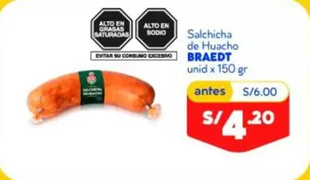 Braedt - Salchicha de Huacho