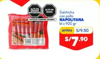 Salchicha con pollo
