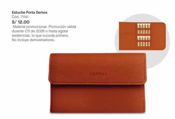 Yanbal - Estuche Porta Demos Cod. 71741