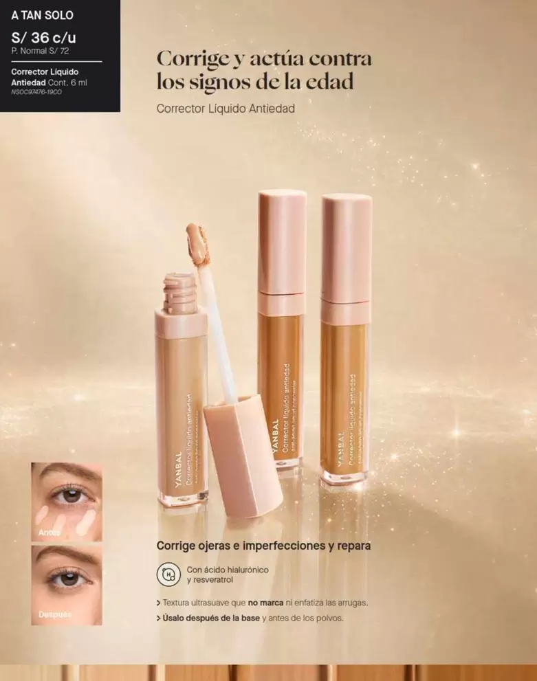 L'bel - Corrector Líquido Antiedad