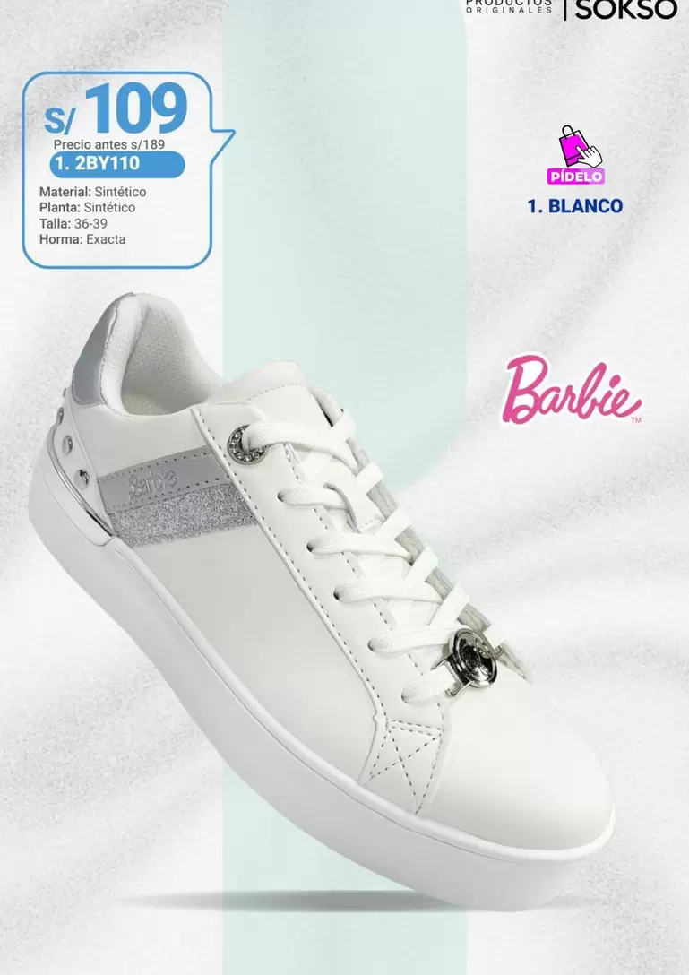 Barbie - Zapatillas 1. Z8V110