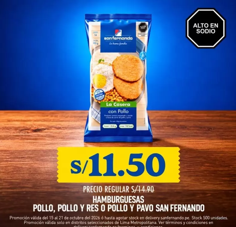 San Fernando - POLLO, POLLO Y RES O POLLO Y PAVO