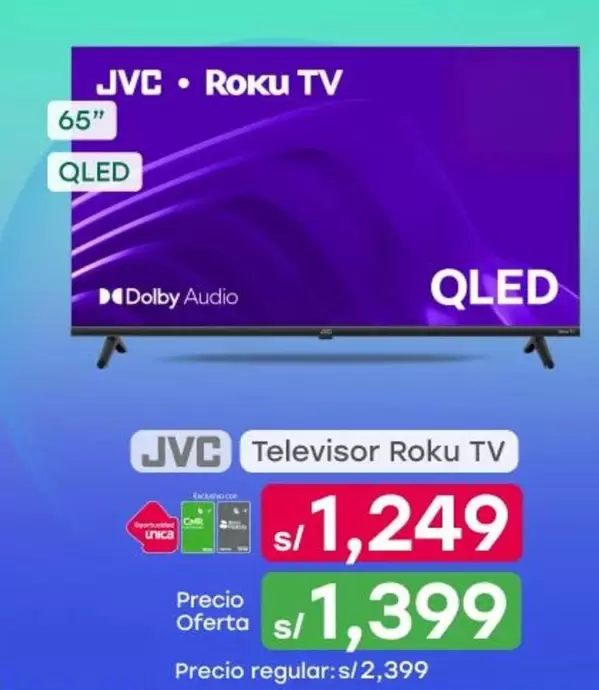 JVC - Televisor Roku TV