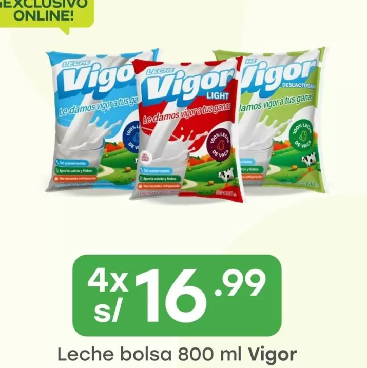 Leche bolsa