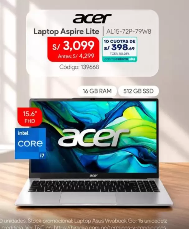 Acer - Laptop AL15-72P-79WB