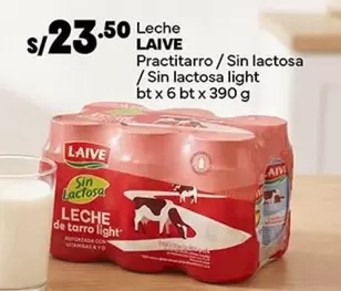 Laive - Leche Practitarro / Sin lactosa / Sin lactosa light
