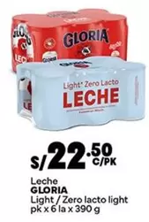 Gloria - Leche Light / Zero lacto light