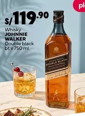 Johnnie Walker - Whisky Double black bt x 750 ml