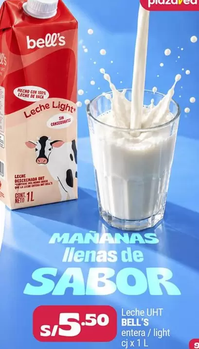Bell's - Leche UHT entera / light