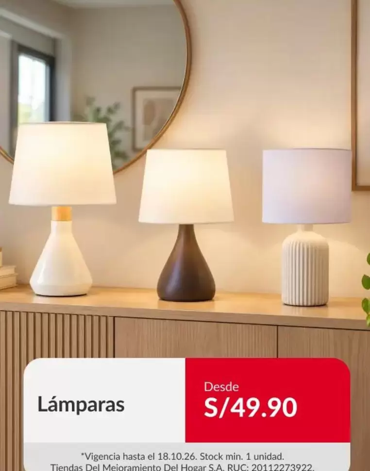 Lámparas
