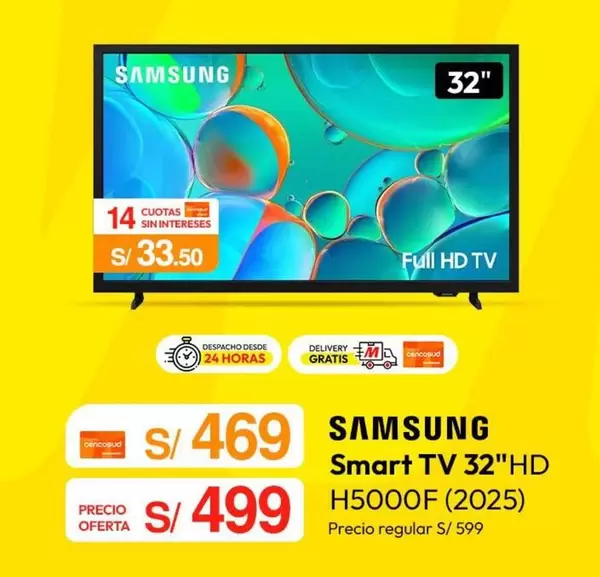 Samsung - Smart TV 32"HD H5000F (2025)