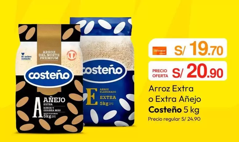 Costeño - Arroz Extra o Extra Añejo