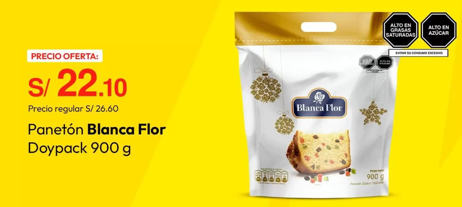 Blanca Flor - Panetón